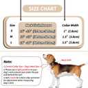 No Pull Martingale Dog Collar for Large Medium Small Dogs, Heavy Duty Nylon Reflective Adjustable Anti Pull Slip Collar with Buckle for Training Walking M Khaki