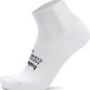 Balega Unisex Adult Hidden Comfort Quarter Performance Athletic Running Socks (1 Pair), X-Large, White