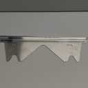 Stainless Steel Stove Counter Gap Cover (2 Pack), Oven Gap Filler, Stove Gap Filler for Kitchen, Range Trim Kit, Easy Clean with Heat Resistant, Adjustable Length 13.8” to 27.6”