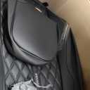 Full Coverage Leather Car Seat Covers Full Set,Wateroroof Seat Covers for Cars,Trucks,Sedans,Luxury Black Seat Cover,Car Seat Protector,5 Seats Car Seat Cushion
