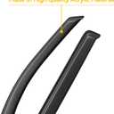 Window Visors Rain Guards for 2004 2005 2006 2007 2008 Ford F150 SuperCrew, Window Vent Wind Shades Deflectors for 06 07 08 Lincoln Mark LT