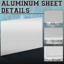 MorningRo 1 Pcs 5052 Aluminum Sheet Metal 36" x 48" Aluminum Plate 1/16 (0.06'') Inch Thickness Rectangle Metal Panels for Industry Crafting Handcraft DIY Projects