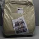 CocheFamilia Custom Fit Corolla Car Seat Covers for Select 2023 2024 2025 Toyota Corolla LE - Full Set, Leather (Beige)