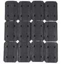 LOTGAUEN Picatinny Rail 12Pack Polymer Rail for M-Rail Black