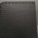 ProsourceFit Exercise Puzzle Mat -inch, EVA Interlocking Foam Floor Tiles for Home Gym, Workout Equipment, Kids Play Areas, Black, 48 SQ FT - 12 Tiles