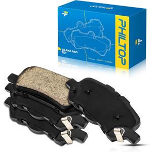 PHILTOP D1402 Ceramic Rear Brake Pads For 2009 2010 2011 2012 2013 2014 2015 Venza