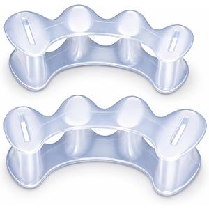 Toe Spacers for Foot Alignment Bunion Corrector & Toe Separator for Pain Relief, Natural Toe Splay & Posture Support Medical Grade Silicone (Medium)
