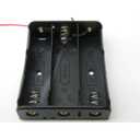 Battery Case Holder 3 Slot Parallel Batteries Clip Box 3.7V 18650 Household Battery Holders 5pcs