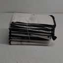 8 Pack Large Strong Moving Bags with Zippers & Carrying Handles - Water-Resistant - Heavy Duty Storage Tote for Space Saving, Fold Flat, Alternative to Moving Box (Semi-Transparent)