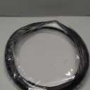 Leather Car Steering Wheel Cover, Non-Slip Car Wheel Cover Protector Breathable Microfiber Leather Universal Fit for Most Cars(Black)