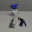 anngrowy Car Wash Foam Gun Soap Car Wash Foam Cannon for Garden Hose Foam Sprayer Car Wash Soap Foam Gun for Garden Hose Foam Cannon Blaster Hose Foam Cannon Gun Quick Connector to Any Garden Hose (green)