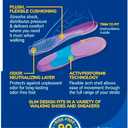 2 x Dr. Scholl's Walk Longer Insoles - Comfortable Plush Foam Cushioning Inserts for Walking, Hiking, and Standing on Feet All-Day with Arch Support - Walk 50% Longer Without Muscle Fatigue