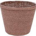 Premium Seagrass Planter Basket with Plastic Lining Natural Stylish Planter Baskets Indoor Outdoor Plants Woven Wicker Baskets for Plants Flower Pots Cover and Room Decor 1 Pack