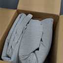 Washable 6ft Area Rugs, Rugs for Living Room, Low-Pile Water&Stain Resistant Carpet Vintage Distressed Printed Non-Slip Carpet for Bedroom Bathroom Kitchen-Cream White