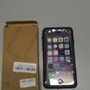 iPhone 7/8 Plus Waterproof Case - Shockproof, Sandproof, Dirtproof IP68, Full Body Protection, Black/Clear