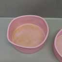UXCELL 2-Piece Round Silicone Cake Molds, 6-Inch Nonstick & Quick Release for Layer, Smash & Cheese Cakes - Pink