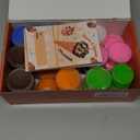 Valentines Day Gifts for Kids, 28 Pack Valentines Butter Slime Toys Valentines Cards Stress Relief Fidget Slime Toy Valentines Exchange Gifts for Kids School Classroom Valentines Party Favors