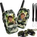Video Walkie Talkies for Kids, 2 Pack Camo 2 Way Radio Toys for 3-12 Year Old Boys, Long Range Handheld Walkie Talkie for Outdoor Adventure Camping Hiking, Best Birthday Gifts