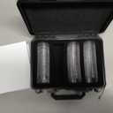 Coin Case Contains 60 Pcs Clear Plastic Coin Capsules, up to 40mm Coin Collection American Silver Eagle Liberty Coin（17/20/25/27/30/33/38/40mm）