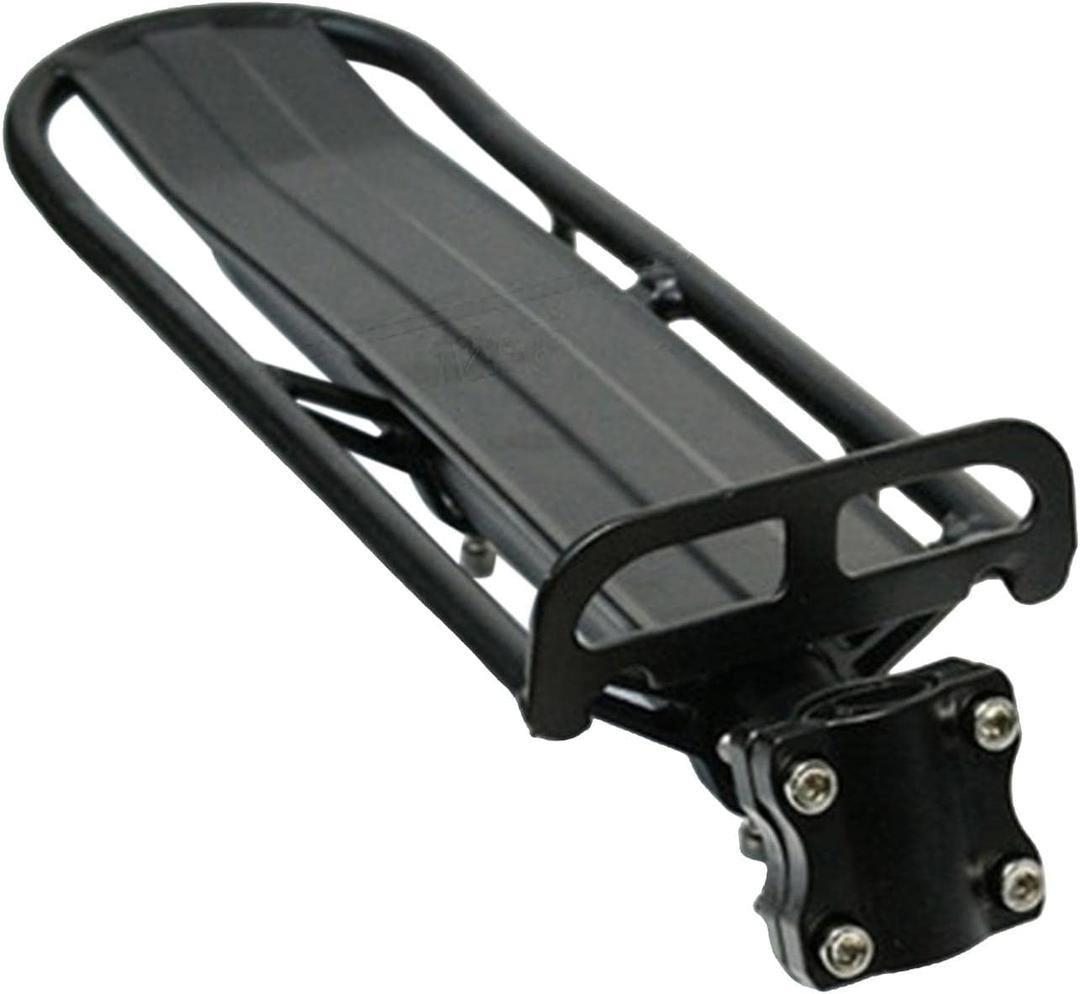 Lightweight Aluminum Bike Rear Rack for Convenient Outdoor Luggage Mounting
