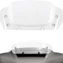 8" Wave Windshield, Windscreen Wind Splitter Compatible for Harley Davidson Street Glide FLHX 2024-2025, CVO Street Glide FLHXSE 2023-25, FLHXU 2025, Clear