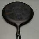 Victoria 12-Inch Cast Iron Comal Pizza Pan with a Long Handle and a Loop Handle, Preseasoned with Flaxseed Oil, Made in Colombia
