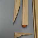 U.S. Art Supply 64" Wooden Easel Stand - Adjustable A-Frame Tripod for Painting, Drawing, Photos & Signs - Lightweight Easels, Wood Easel Stand for Sign Wedding Display 40" Canvas Capacity