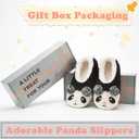 Cute Animal House Slippers, Warm Fuzzy Slipper Socks with Grippers Non Slip, Cozy Funny Gifts (S)