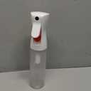 Hula Home Continuous Spray Bottle for Hair (10.1oz/300ml) Empty Ultra Fine Plastic Water Mist Sprayer For Hairstyling, Cleaning, Salons, Plants, Essential Oil Scents & More - white