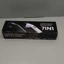 Leebein Electric Spin Scrubber, 2025 New Cordless Cleaning Brush Bathroom Scrubber, IPX7 Waterproof Shower Scrubber with 7 Brush Heads, Extendable Long Handle and 2 Speeds Scrubber for Bathtub Floor (Black)