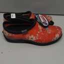 Sloggers Original Waterproof Rain and Garden Shoe for Women– Outdoor Slip-On Garden Clog - Made in The USA with Premium Comfort Insole and Arch Support - Floral Fun Coral, Size 9