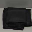 sancua 2 Pack Black Tablecloth 60 x 120 Inch, Rectangle 8 Feet Table Cloth - Stain and Wrinkle Resistant Washable Polyester Table Cover for Dining Tables, Buffet Parties and Camping