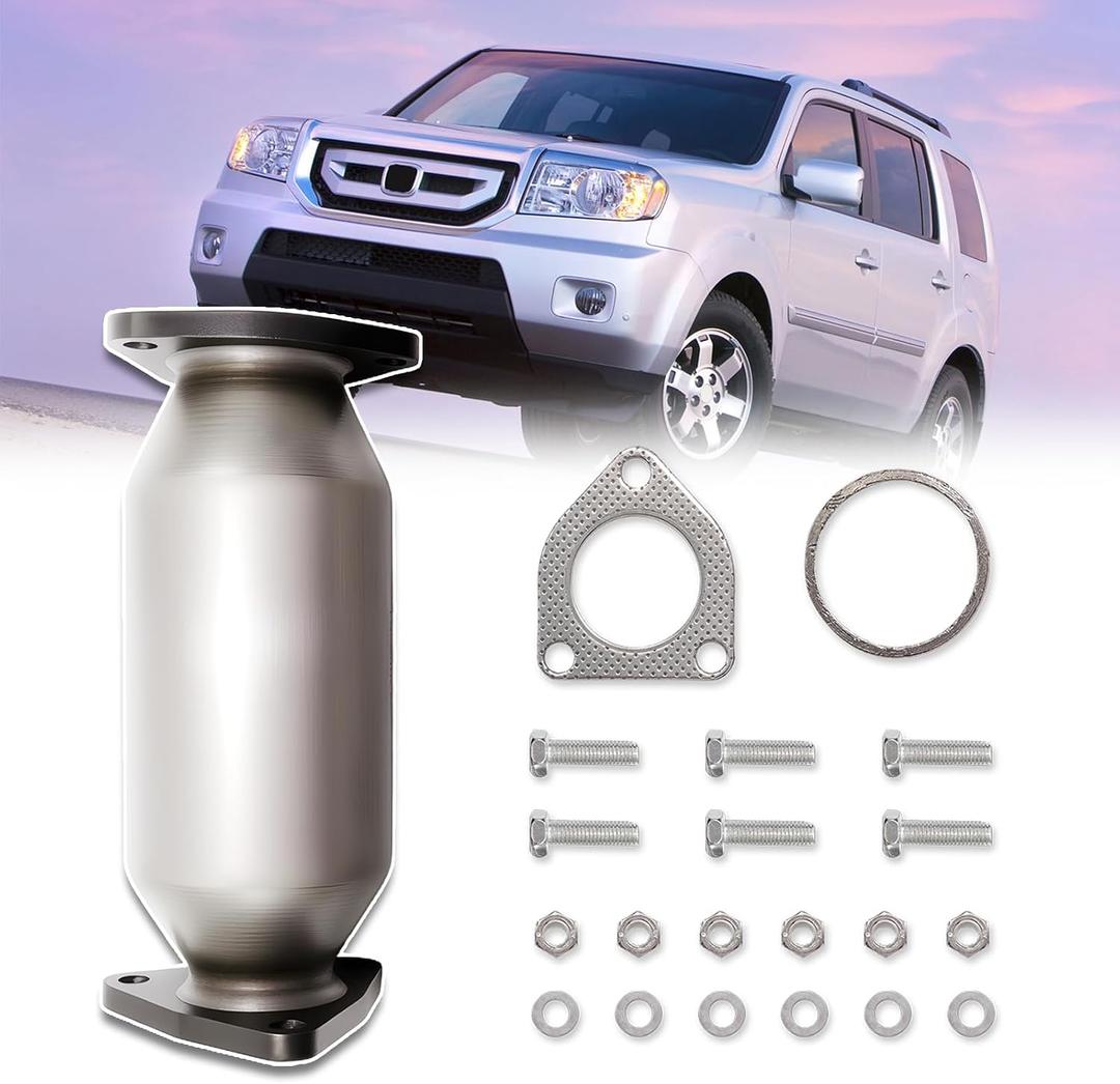 Catalytic Converter for Honda Accord 2003-2007 3.0L, Accord 2013-2017 2.4L, Odyssey 2005-2010, Pilot 2005-2008, Ridgeline 2006-2011, MDX 2003-2006, TL 2004-2008 3.2L (EPA Compliant)