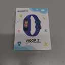 BIGGERFIVE Vigor 2 L Kids Fitness Tracker Watch for Boys Girls Ages 5-15, Activity Tracker, Heart Rate Sleep Monitor, IP68 Waterproof, Pedometer, Calorie Step Counter Watch, Black