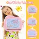 Smasiagon Magnetic Drawing Board for Kids, Toddler Toys for 1-2 Year Old Girl, Portable Doodle Board Pad Learning and Educational Toys for Ages 1 2 3 Year Old Baby Girl Birthday GiftPink