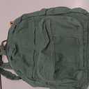 Laptop Backpack for Women Travel Canvas Backpack for Women Vintage Green Aesthetic Backpack for School (13"x5.5"x16.1")