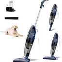 Corded Stick Vacuum for Pet Hair & Hard Floors - Lightweight, 3-in-1 Handheld with 180Left-Right Steering, 14KPA Powerful Suction on Low-Pile Carpet, HEPA Filter, 16.4ft Cord, 0.7L Capacity (VA001)