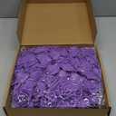IPOPU Artificial Roses Flowers Heads, 100Pcs Stemless Foam Roses Heads Bulk 3in Fake Flowers for Crafts, Wall Decorations, DIY Wedding Bouquets, Bridal Shower, Party Home Decoration(Dark Purple)