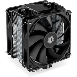 ID-COOLING SE-214-XT PLUS CPU Cooler 4 Heat Pipes, Single Tower with 2x120mm Fans in a Push-pull Configuration, Noninterference with RAM, Compatible with LGA1700/1851/1200/115X and AMD AM5/AM4 Sockets