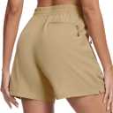 MAGCOMSEN Women's 5" Hiking Cargo Shorts UPF 50+ Quick Dry Lightweight Golf Athletic Casual Summer Shorts with Pockets, Size XL