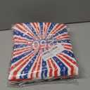 2 x 60 Pack 4th of July Disposable Napkins Patriotic American Flag Themed Napkins for Independence Day Party Supplies & Decor