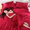 6-Pcs Satin Sheets Set, Standart