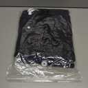 Mens Cotton Athletic Pants Open Bottom Running Sweatpants (Black, XXL)
