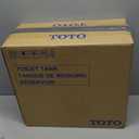 TOTO Drake 1.28 GPF Toilet Tank with WASHLET+ Auto Flush Compatibility, Cotton White - ST776EA#01