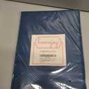 Rectangle Table Cloth Linen Farmhouse Stainproof Waterproof Washable Polyester Oblong Rectangular Fabric Table Cover for Kitchen Dining Dinner (Navy Blue01, 84" x 60" (Rectangular))