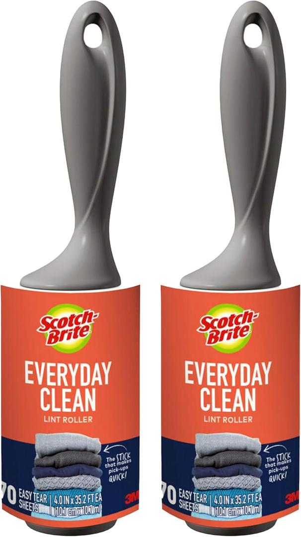 Scotch Brand Lint Roller, Works Great On Pet Hair, 70 Sheets (Pack of 1)