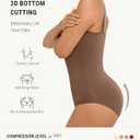 FeelinGirl Shapewear Bodysuit Tummy Control Body Shaper for Women Seamless Waist Snatching Shaper, M/L