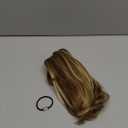 Ponytail Extension - 10" Short Claw Clip in Ponytail Hair Extensions Messy Bun Hair Piece Natural Soft Synthetic Straight Pony Tail Hair Pieces for Women - Honey Blonde with Highlights