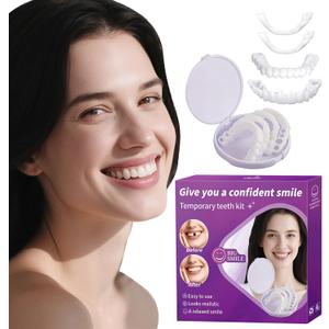 Veneers Teeth for Women and Men, Tooth Replacement Kit, Nature and Comfortable (1 Count (Pack of 1))-AAchwhca