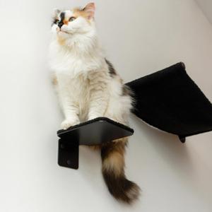 Cat Shelf for Wall Furniture Cat Step Black